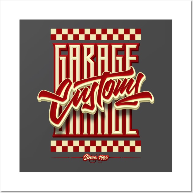 Garage Customs Wall Art by MarceloSchultz